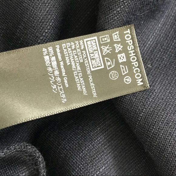 Topshop Mini Wrap Dress Navy Blue - Picture 8 of 8